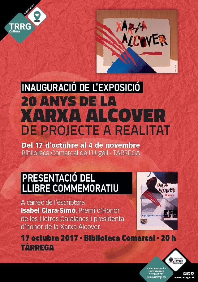 Inauguració de l’exposició: 20 anys de la Xarxa Alcover de projecte a realitat