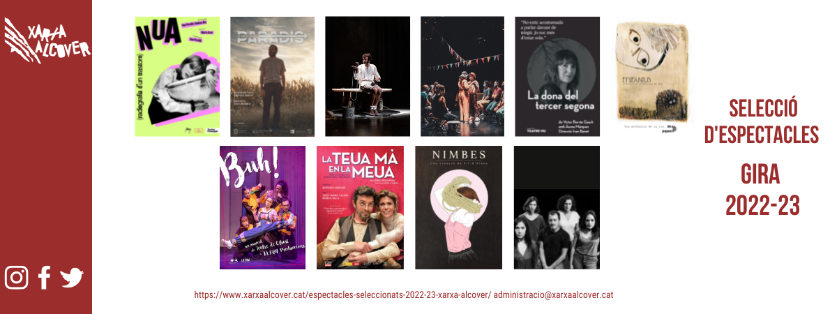 La nova selecció d’espectacles de la Xarxa Alcover 2022-23 ja està a punt amb les millors produccions del darrer any en llengua catalana